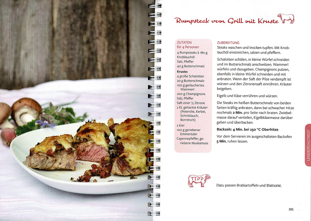 Rumpsteak Grill mit Kruste